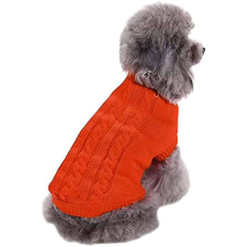 Dog's Warm Sweatshirt Winter Clothes-Paw Print Pad