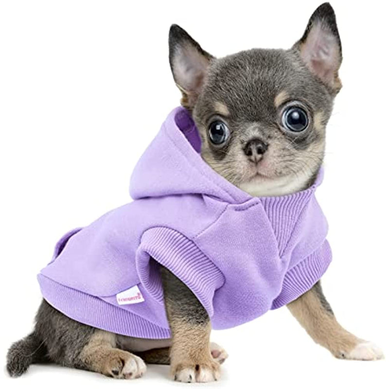 Clothes For Small Dogs With Teacup Yorkie Puppy Coat-Paw Print Pad