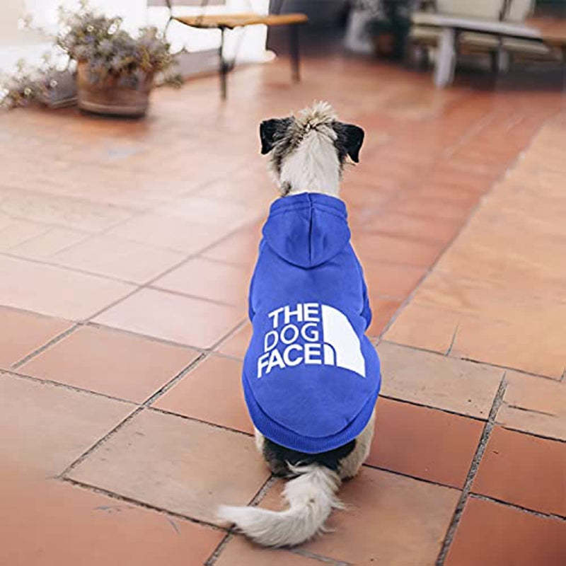 Dog Sweatshirt Hoodie 2 Pack Pet Puppy Sweaters For Small Dogs Girl Boy Chihuahua Doggie Clothes Outfit Apparel Cats Clothing Coats-Paw Print Pad
