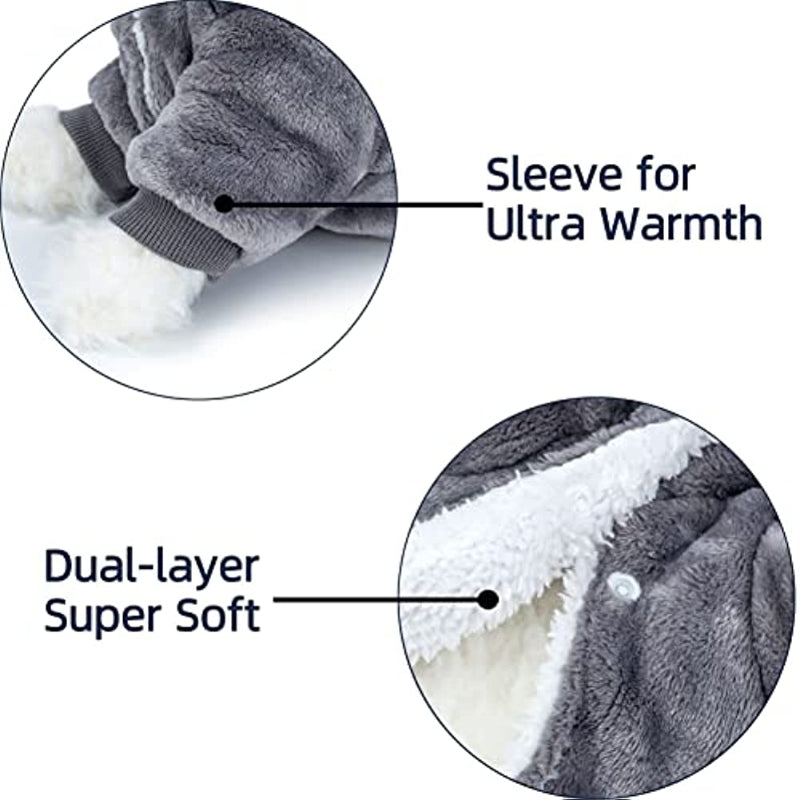Ultra Soft and Warm Cat Pet Sweaters-Paw Print Pad