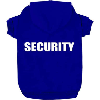 Security Dog Hoodies Dog Clothes Apparel Winter Sweatshirt Warm Sweater Cotton Jacket Coat Hoodie For Small Dog Medium Large Dog Cat-Paw Print Pad