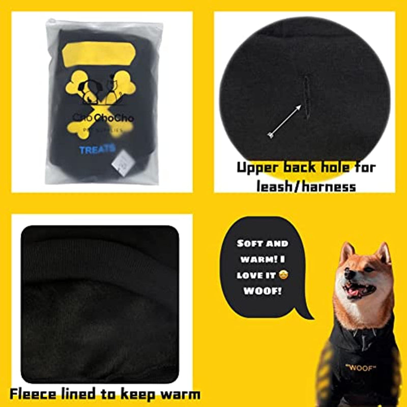 Stylish Dog Hoodie Dog Clothes Streetwear Cotton Sweatshirt Fashion Outfit For Dogs Cats Puppy Small To Large-Paw Print Pad