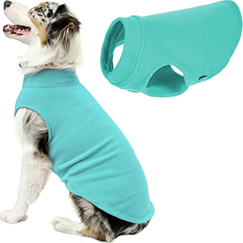 Fleece Vest Dog Jacket Winter Dog Clothes-Paw Print Pad