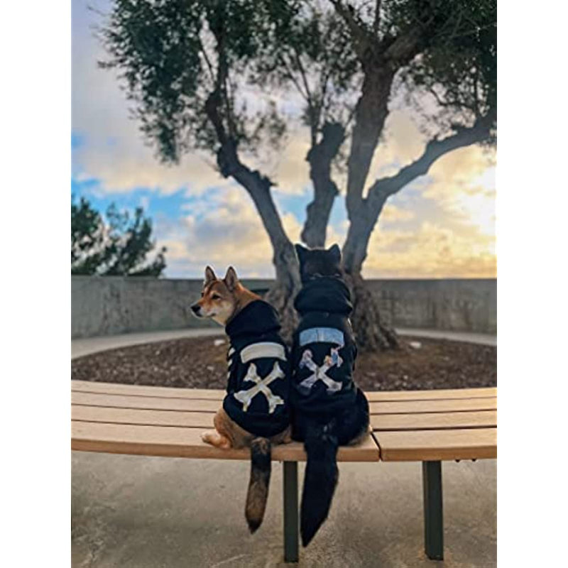 Woof Dog Hoodie, Hoodies For Small Medium Large Breeds,-Paw Print Pad