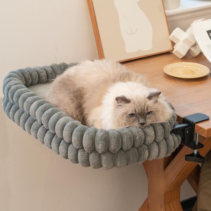 Foldable Desk Bed With Removable Washable Cover For Cat