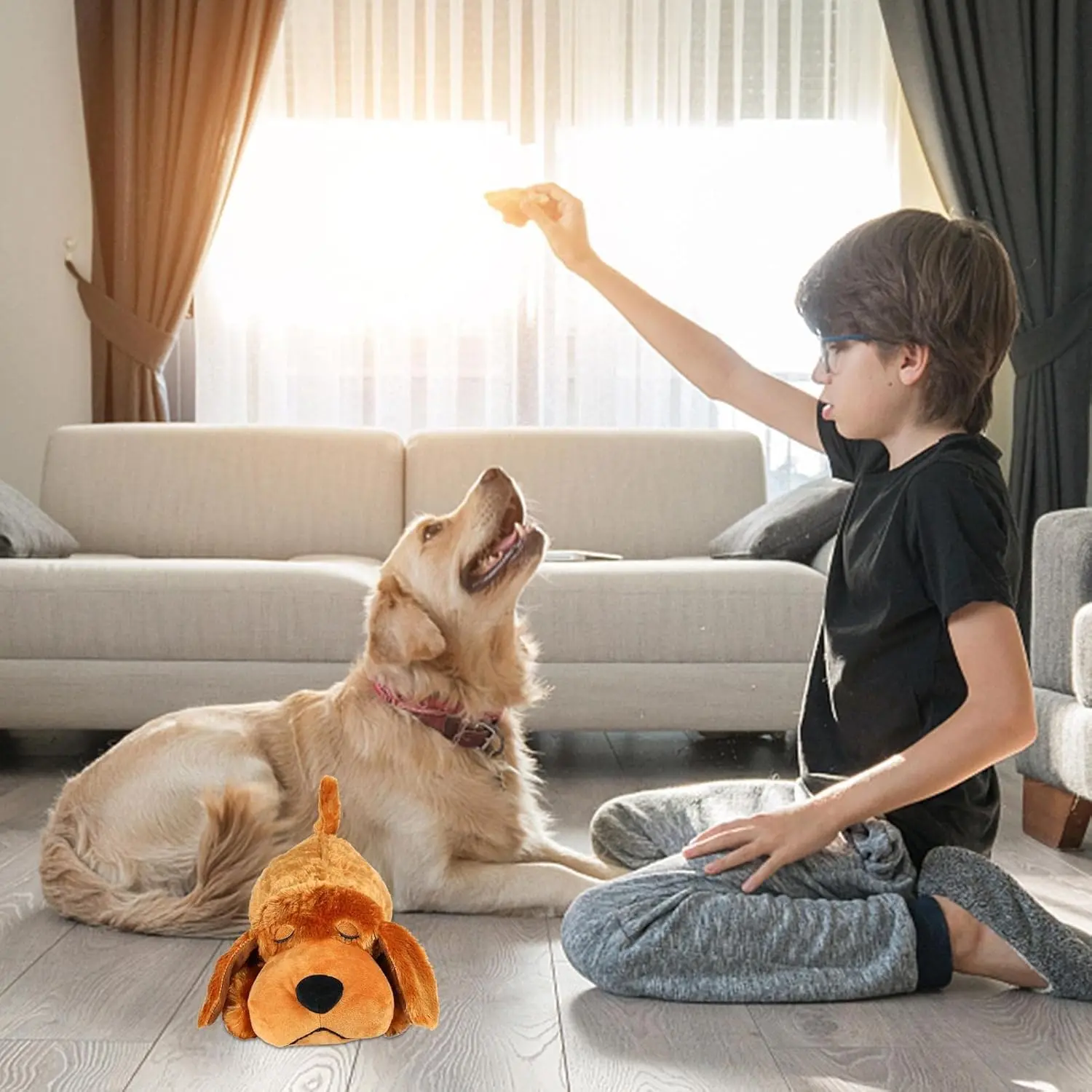 Soft Plush Chew And Interactive Companion Toy For Pets