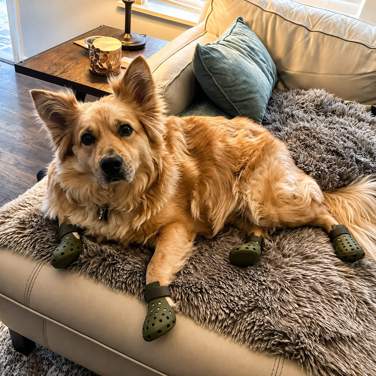  Pack Of 4 Non Slip All Seasons Comfortable Pet Shoes
