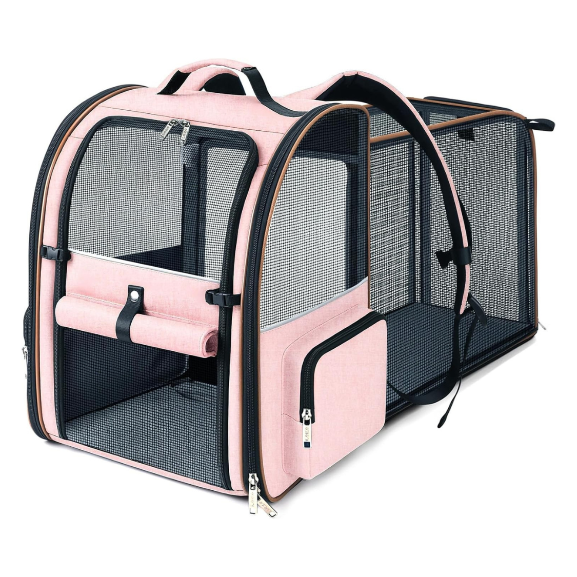 Expandable Pet Carrier Backpack with Sun Shade for Cats And Dogs