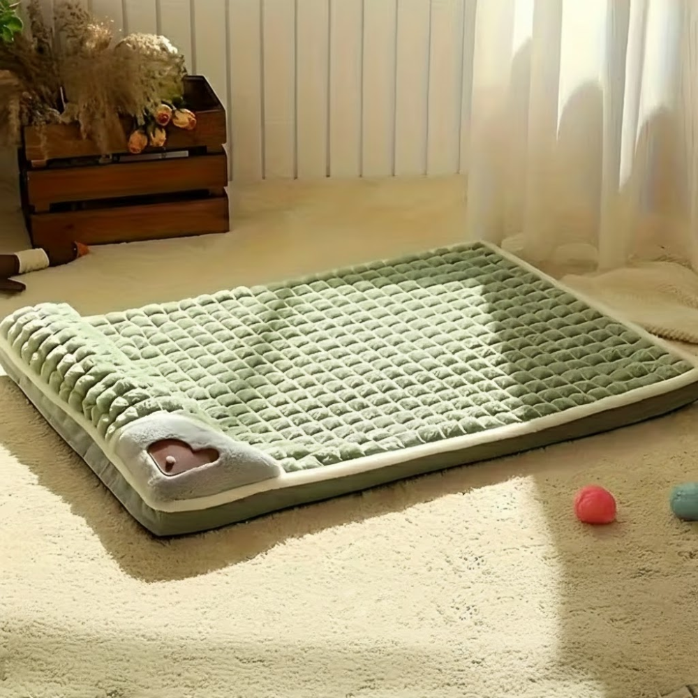 Four Seasons Dog Bed Mat with Removable Washable Winter Pad