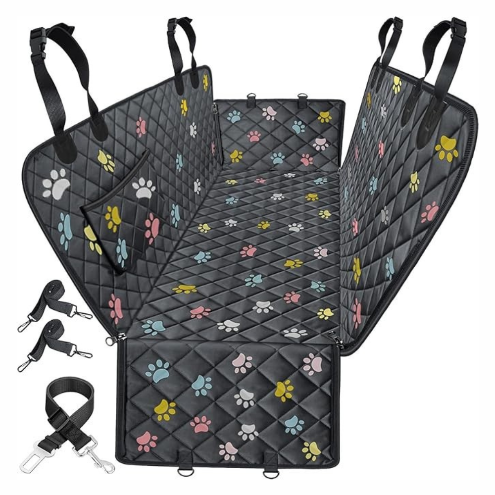 Dog Car Seat Cover Waterproof Nonslip Side Flaps Protector