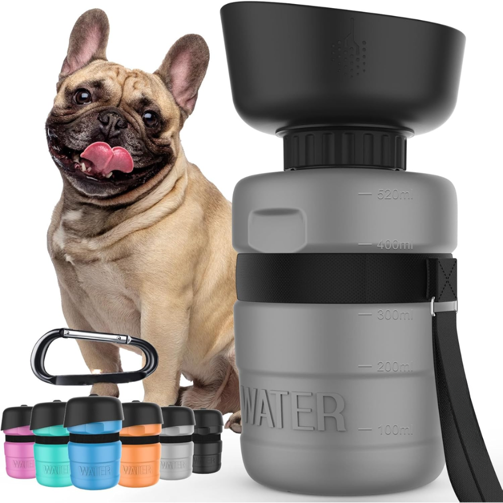 Portable Dog Water Bottle With Bowl And Leak Proof 