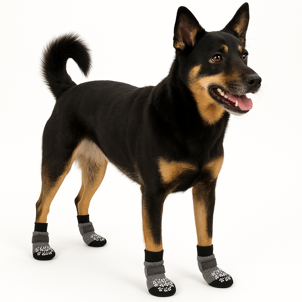 pack Of 4 Anti Slip Pet Socks