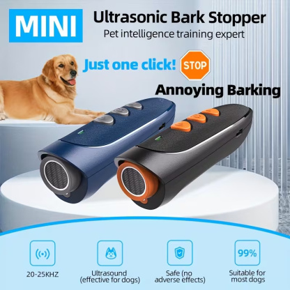 Anti Barking Device With Soundwave Function For Dog Training
