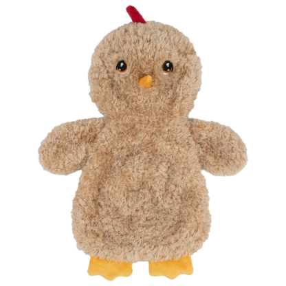 Engaging Crinkle Chicken Plush Toy-Paw Print Pad
