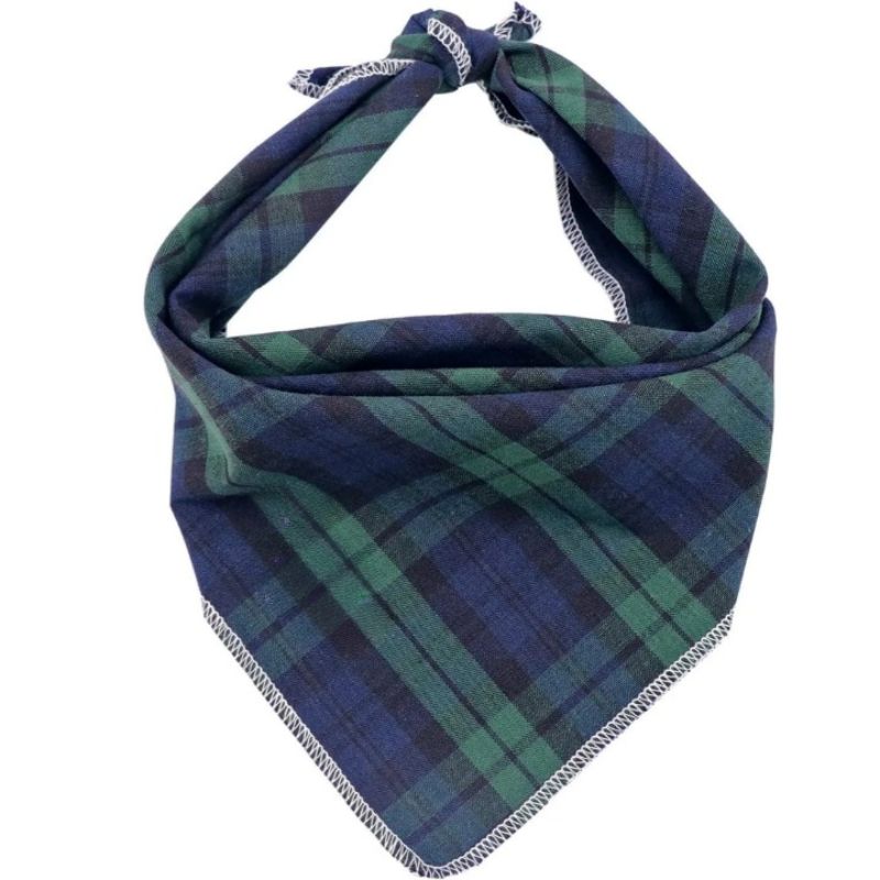 1PC Washable Cotton Triangle Dog Scarfs And Cats-Paw Print Pad