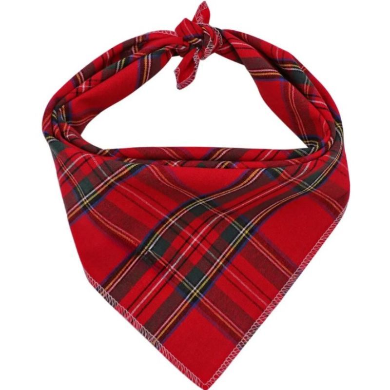 Dog Scarfs For Small Large Dogs Adjustable Dogs Bib Scarfs For Girl Or Boy Dogs-Paw Print Pad