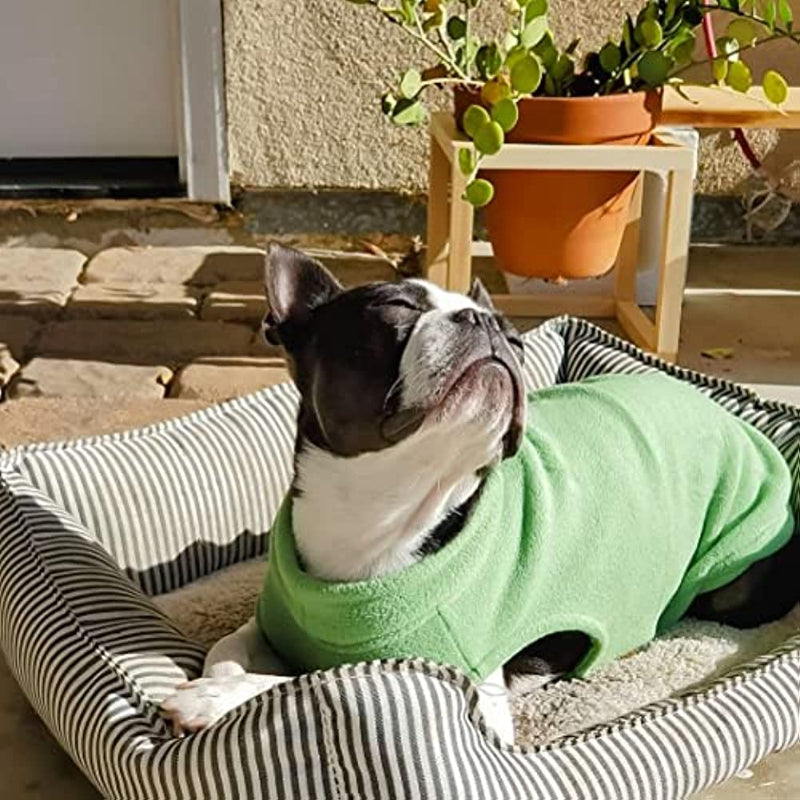 Dog Sweater Warm Pullover Fleece Dog Jacket Winter Dog Clothes-Paw Print Pad