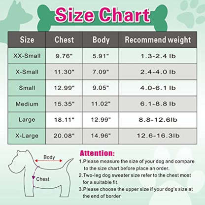 Warm Winter Puppy Pet Coat Soft Sweater Clothing-Paw Print Pad