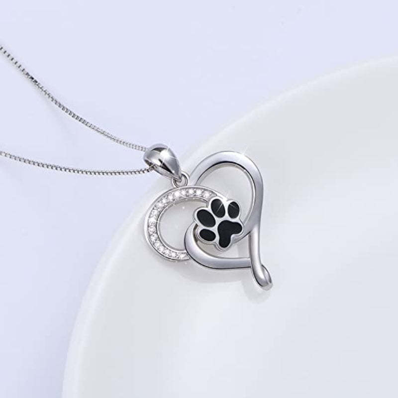 925 Sterling Silver Puppy Dog Cat Pet Paw Print-Paw Print Pad
