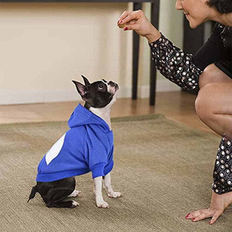 Dog Sweatshirt Hoodie 2 Pack Pet Puppy Sweaters For Small Dogs Girl Boy Chihuahua Doggie Clothes Outfit Apparel Cats Clothing Coats-Paw Print Pad