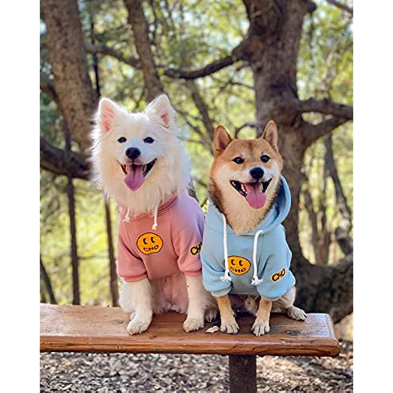 Dog Hoodie Clothing, Cats Hoodies, Stylish Streetwear Blue Dog Sweatshirt Tracksuits, Dog Outfit For Dog Cat Puppy-Paw Print Pad