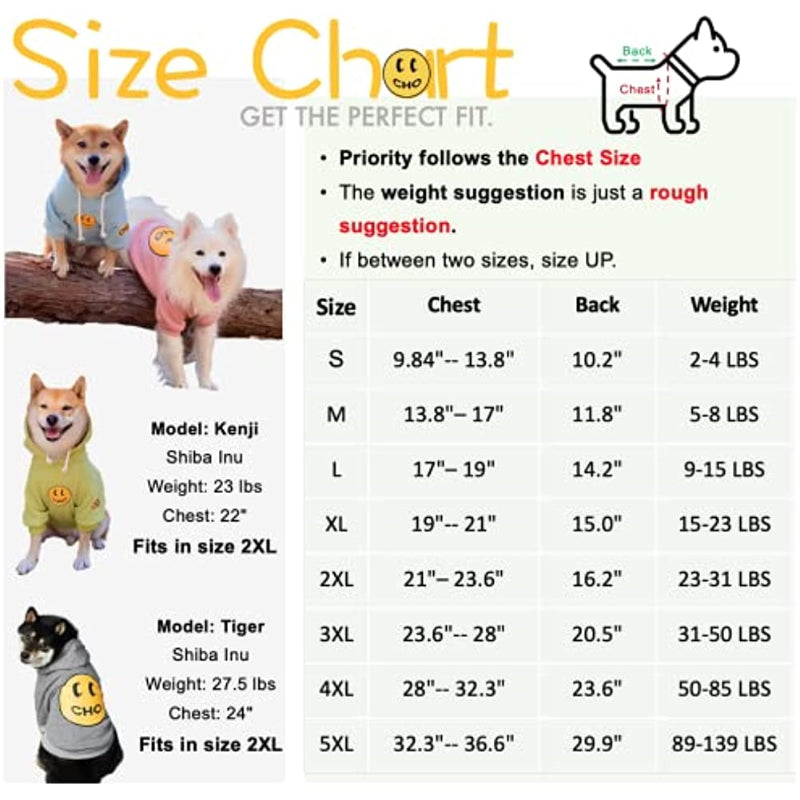 Smiley Dog Hoodie Dog Clothes Smiley Face Sweater Cotton Sweatshirt Fashion Outfit For Dogs Cats Puppy-Paw Print Pad