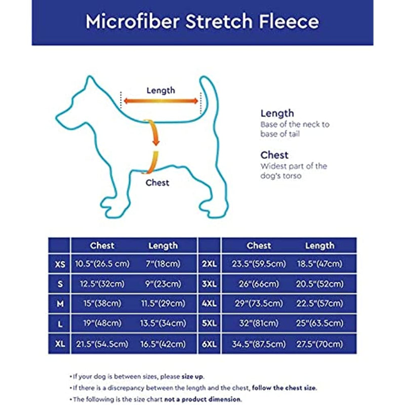Microfiber Stretch Fleece Vest Dog Sweater-Paw Print Pad