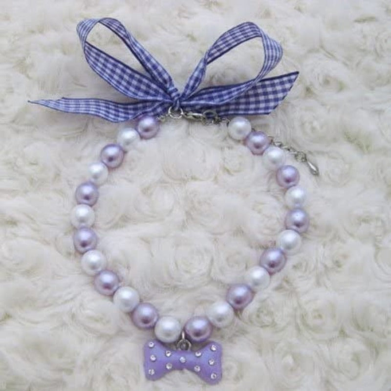 Fancy Diamond Dog Necklace Jewelry-Paw Print Pad