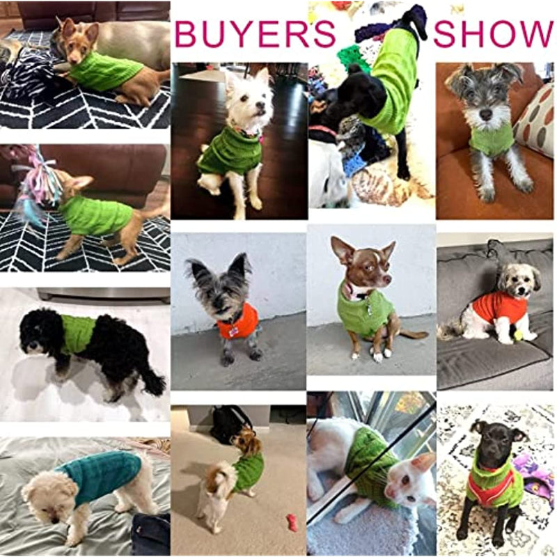 Dog's Warm Sweatshirt Winter Clothes-Paw Print Pad