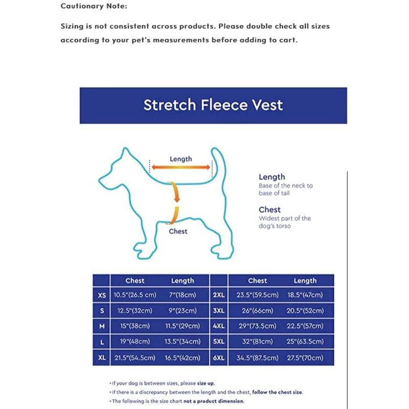 Fleece Vest Dog Sweater Warm Pullover Fleece Dog Jacket-Paw Print Pad