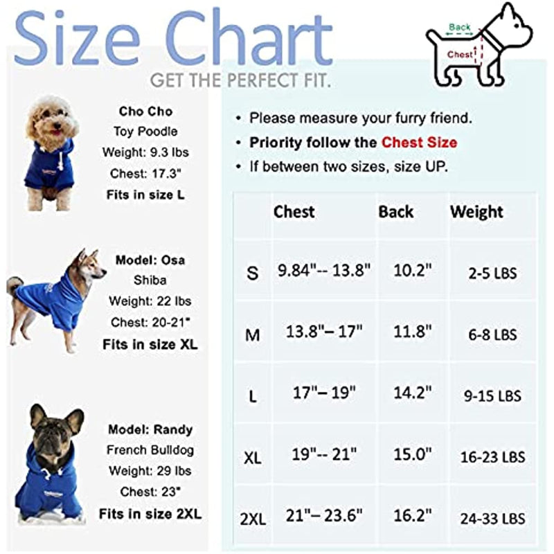 Dog Hoodie Pet Clothing, Cats Hoodies, Stylish Streetwear Blue Dog Sweatshirt Tracksuits, Dog Outfit For Dog Cat Puppy-Paw Print Pad