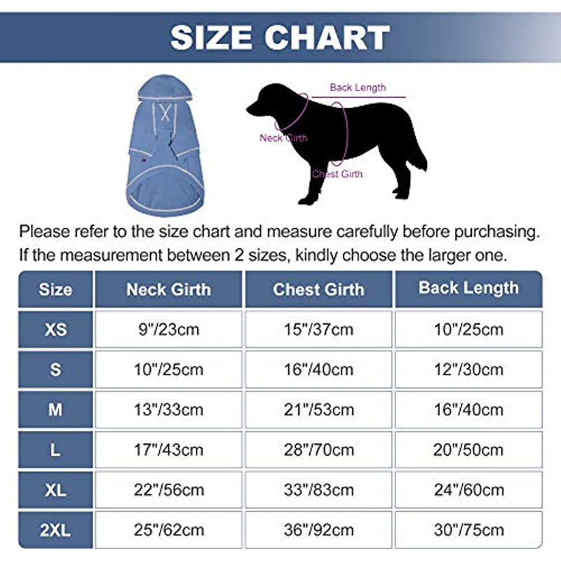 Basic Dog Hoodie Sweatshirts, Pet Clothes Hoodies Sweater With Hat & Leash Hole, Soft Cotton Outfit Coat For Small Medium Large Dogs Light Blue-Paw Print Pad