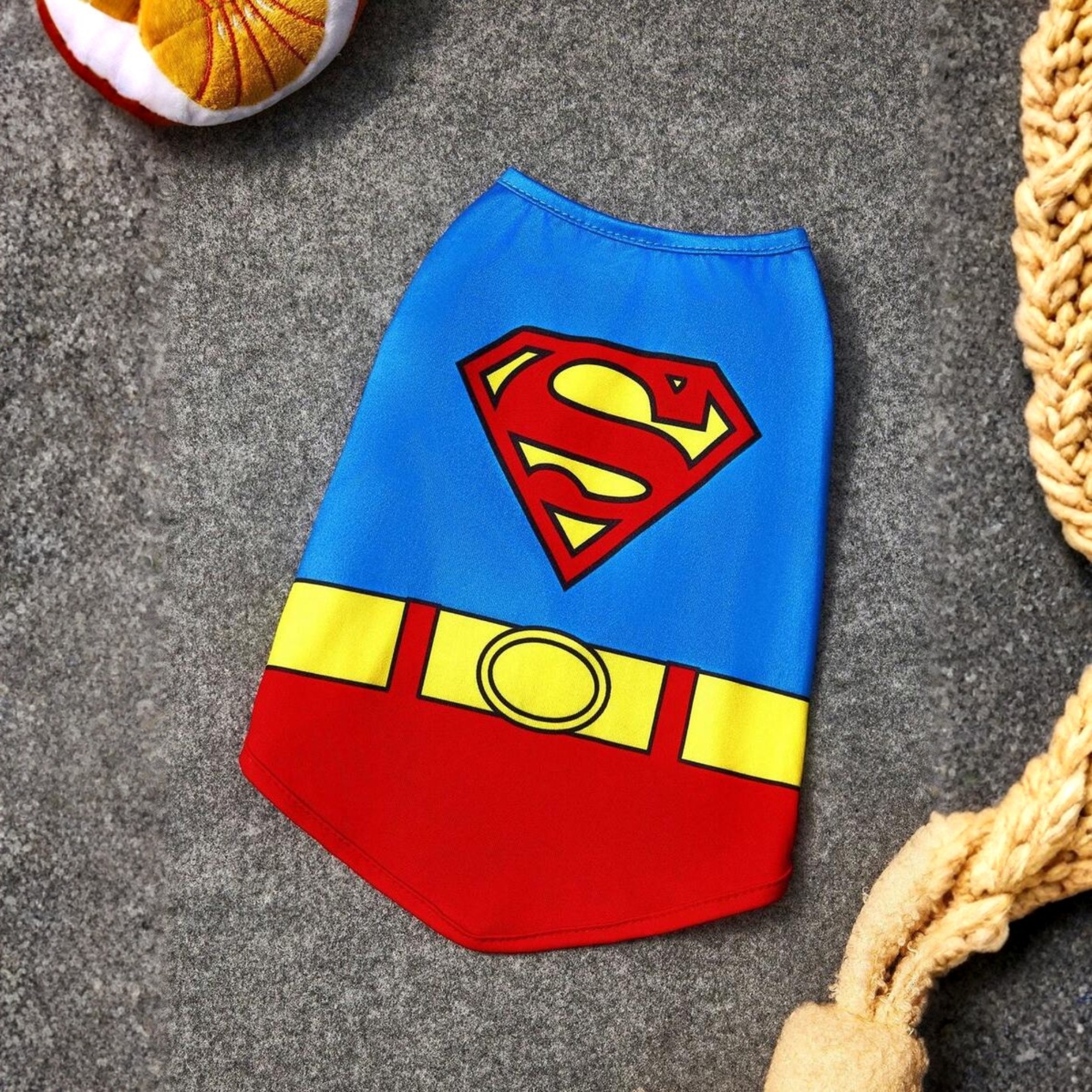 Lightweight Fun Summer Cartoon Print Vest Shirt For Pet 