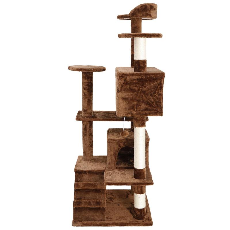 Indoor Cat Playhouse With Scratcher Board