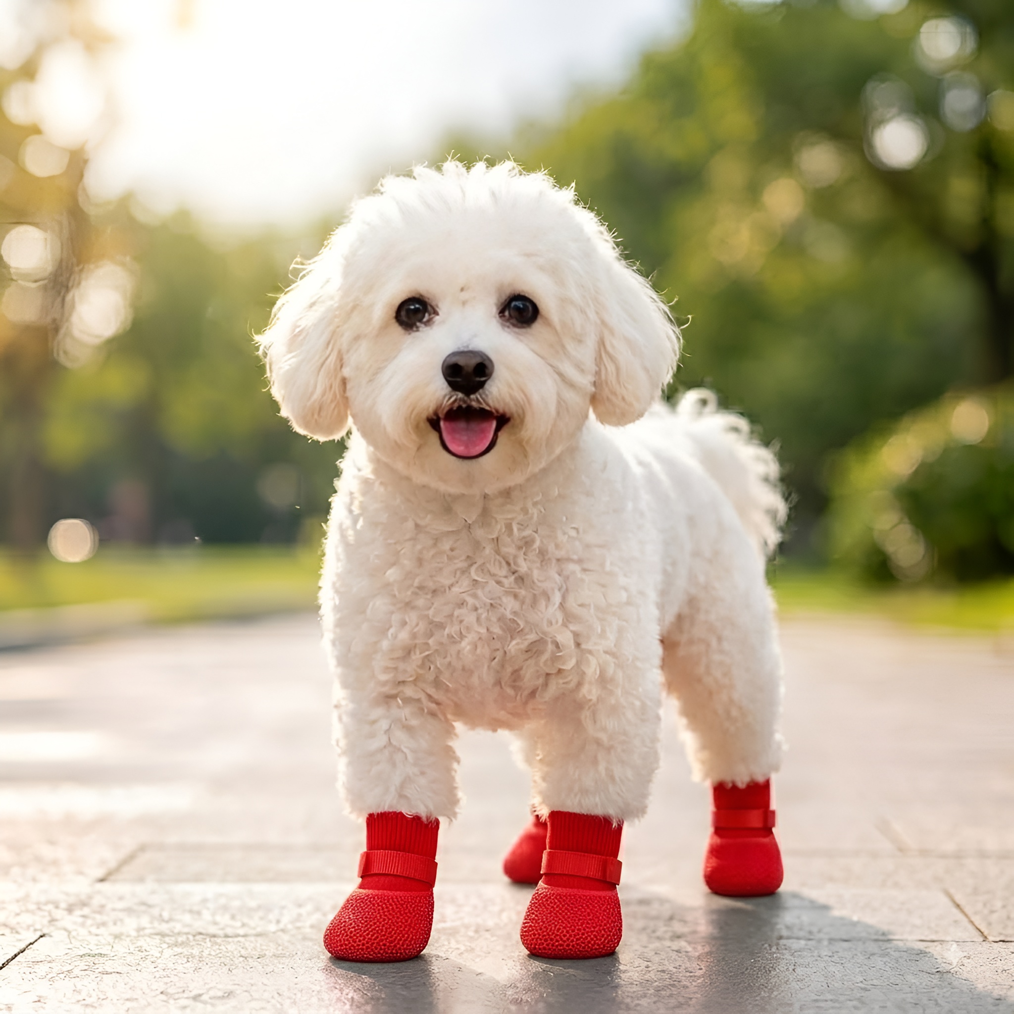 Pack Of 4 Waterproof Dog Rain Boots With Non Slip Sole For Pets