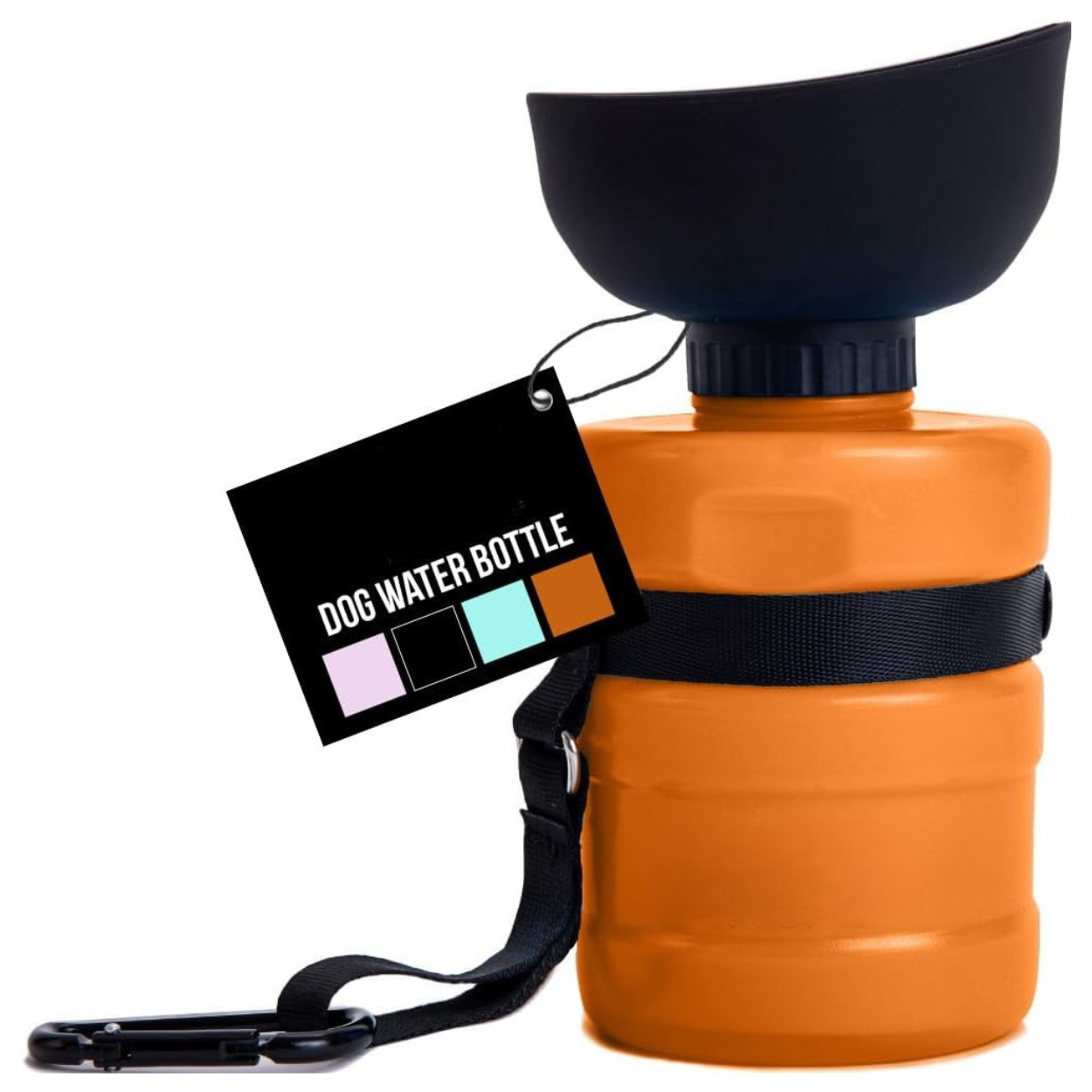 Portable Dog Water Bottle With Built In Bowl For Dogs