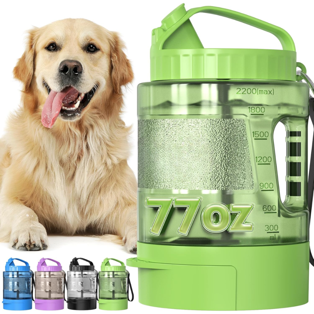 Portable Dog Water Bottle With Bowl And Leak Proof 