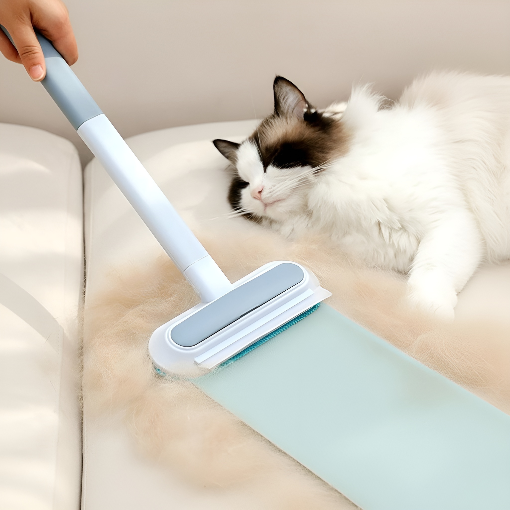 4 In 1 Pet Hair Remover Brush For Carpet Sofa And Clothes Cleaning