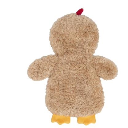 Engaging Crinkle Chicken Plush Toy-Paw Print Pad