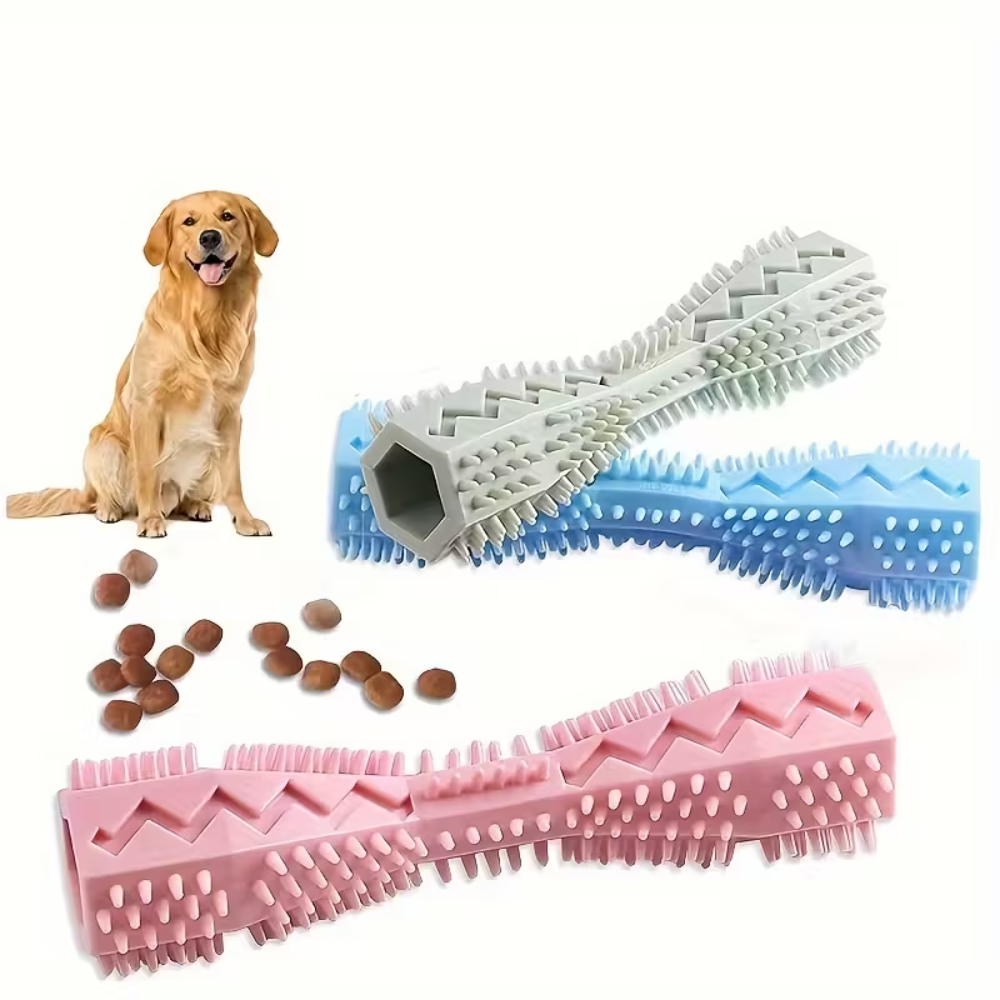 Interactive Dog Toothbrush Toy For Cleaning And Chewing