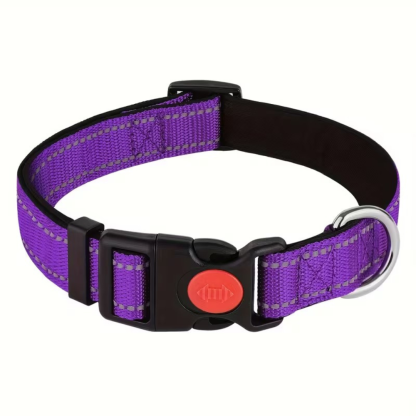 Adjustable Soft Neoprene Padded Breathable Nylon Collar
