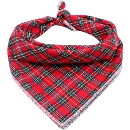 Dog Scarfs For Small Large Dogs Adjustable Dogs Bib Scarfs For Girl Or Boy Dogs-Paw Print Pad