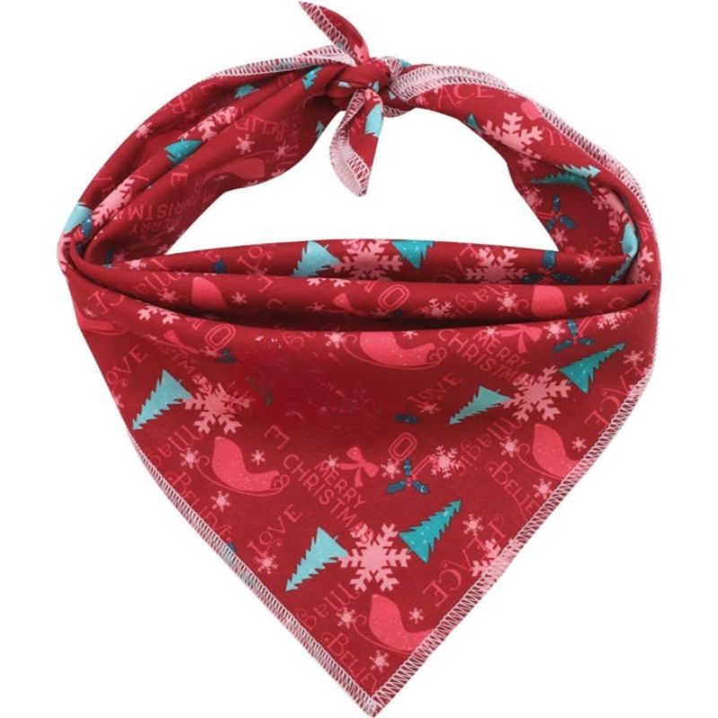Dog Bandana For Small Medium Dogs, Cat Dog Kerchief Dog Triangle Bibs Scarf For Girl Or Boy-Paw Print Pad