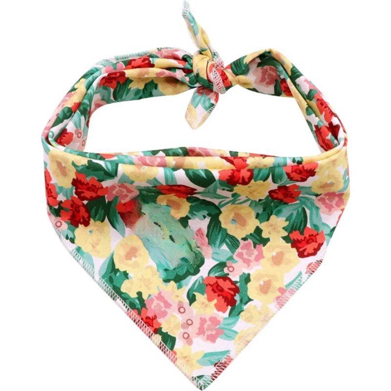 Cat Dog Kerchief Dog Triangle Bibs Scarf For Girl Or Boy-Paw Print Pad