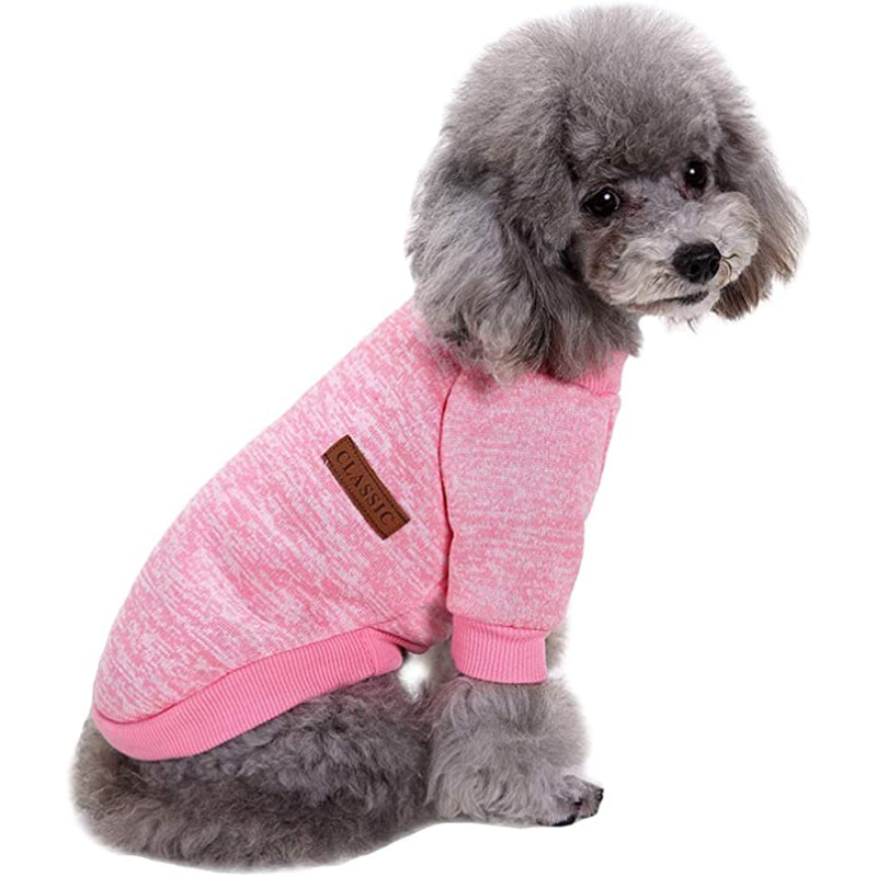 Warm Winter Puppy Pet Coat Soft Sweater Clothing-Paw Print Pad