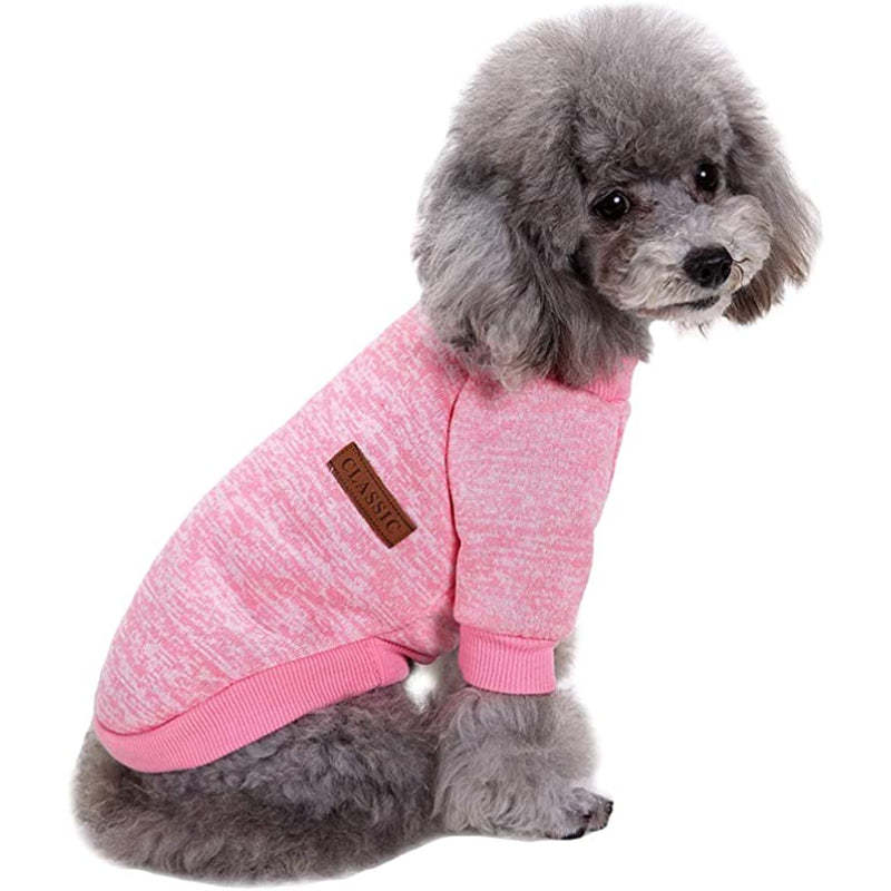 Warm Winter Puppy Pet Coat Soft Sweater Clothing-Paw Print Pad
