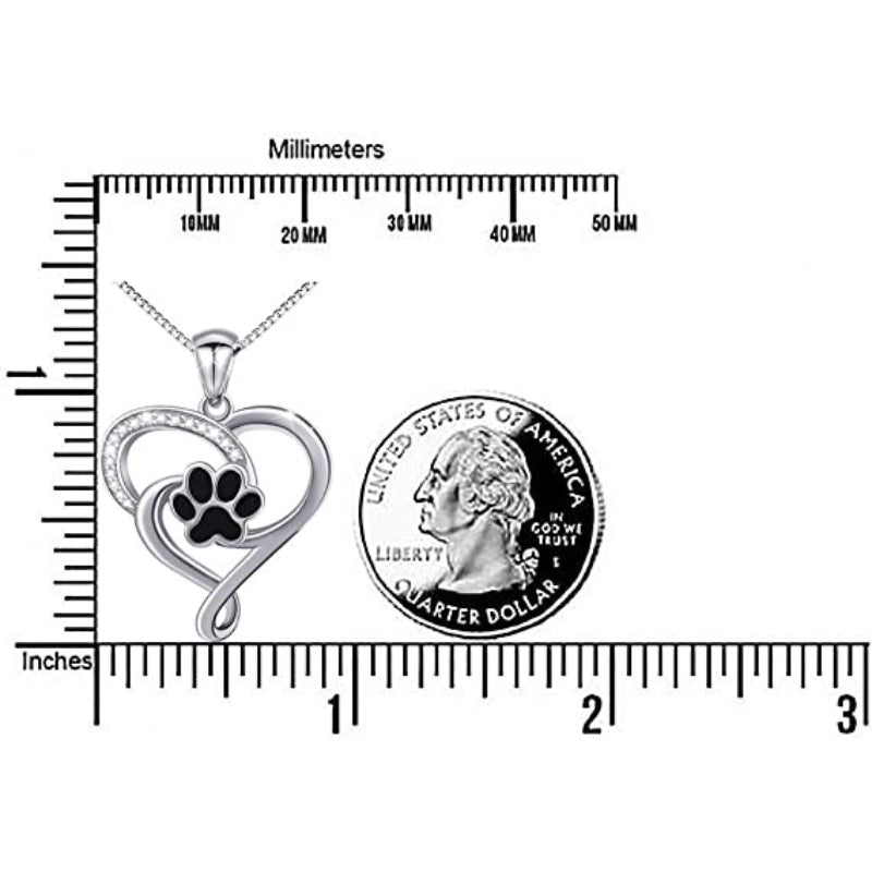 925 Sterling Silver Puppy Dog Cat Pet Paw Print-Paw Print Pad