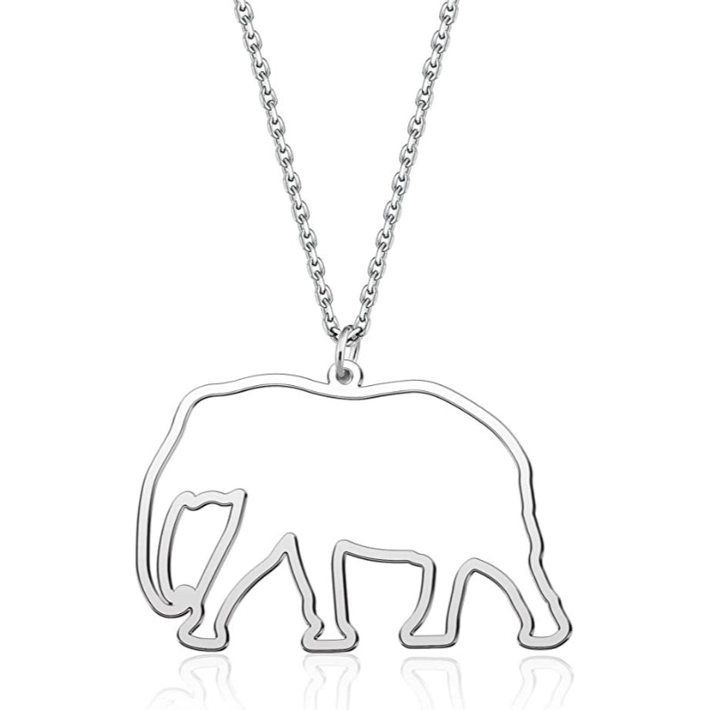 Silver Plated Necklace For Dog Grooming-Paw Print Pad