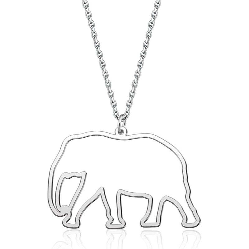 Silver Plated Necklace For Dog Grooming-Paw Print Pad