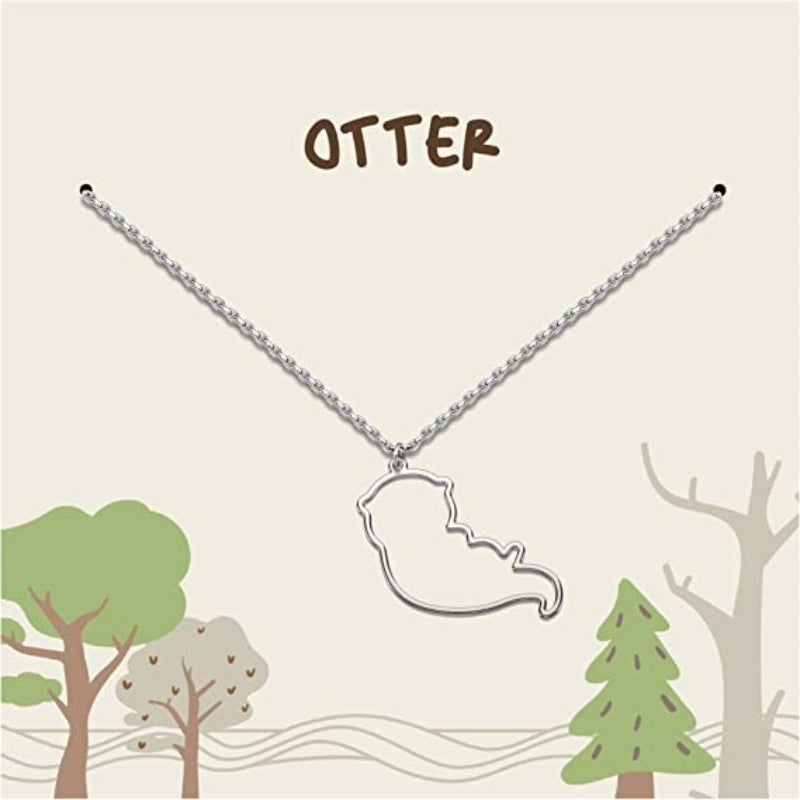 Silver Pet Dog Cat Animal Dinosaur Necklace Personalized-Paw Print Pad